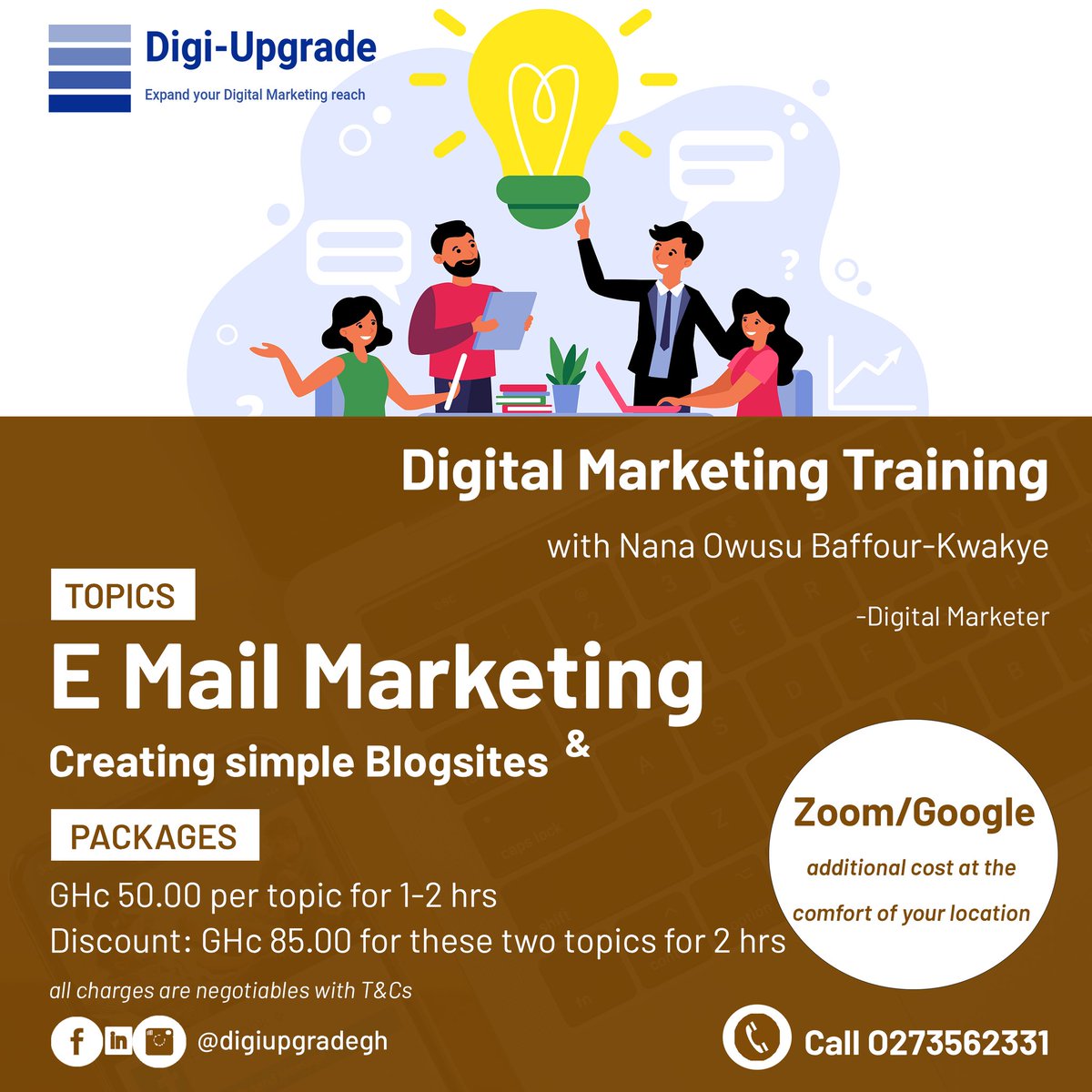 nana_ba4_'s tweet photo. Nana @thenanaaba I organize Digital Marketing Training at affordable costs for companies and Individuals. Please help me push my new offers.
I also offer Any Digital Marketing service as well needed by individuals, brands or businesses 🔥🙏... #DigitalMarketer #DigiUpgrade https://t.co/6UuKVdnw4N