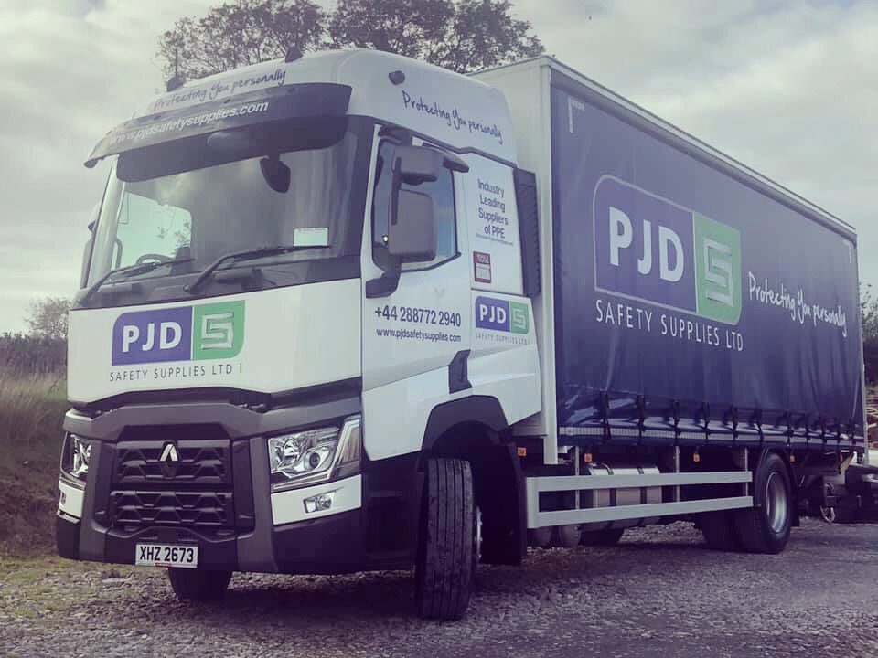 Thank you Diamond Trucks for our new wheels.!

We were delighted to receive our new T 380 4X2 Rigid recently... allowing us to cover even more miles - delivering personally! Do you require #PPE delivered to your door? Contact us today - sales@pjdsafetysupplies.com