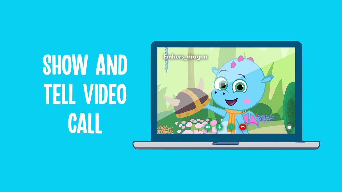 Setting up a video call with loved ones for a show and tell is a great way to get kids to practice talking to others. Let your little one choose any item from around the house to talk about. #LanguageSkills #SocialSkills