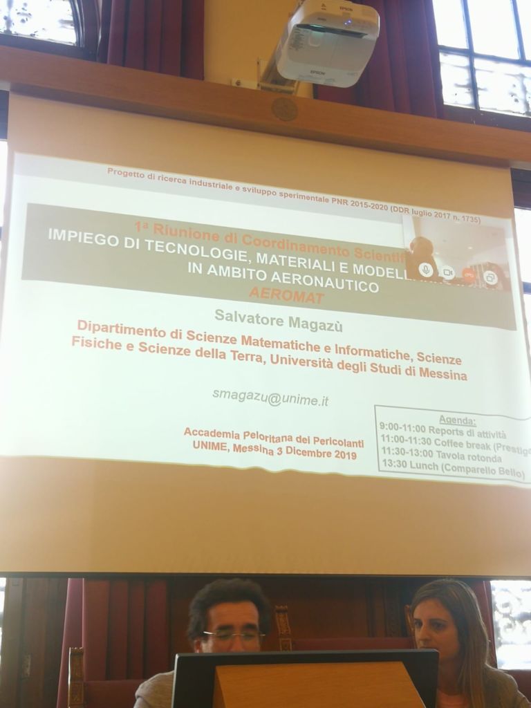 ProgettoAeromat's tweet photo. *Ricordando l'evento del 3 dicembre 2019*

All’Accademia Peloritana dei Pericolanti dell’Università di Messina si è tenuta la riunione di coordinamento tra i partner del progetto Aeromat. https://t.co/oBQ0gTmJmf