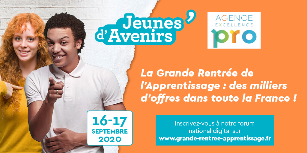 ExcellenceProEC's tweet photo. 👉🏻 Dernier jour pour vous inscrire sur la plateforme digital pour participer à "la Grande rentrée de l'apprentissage" !
🚀 Plus d’informations ➡️ https://t.co/RU6rosoehB

#ExcellenceProEC #FNOGEC #CNEAP #RENASUP #UNETP #SNCEEL #SYNADIC #SYNADEC https://t.co/fyKmxeQRqw