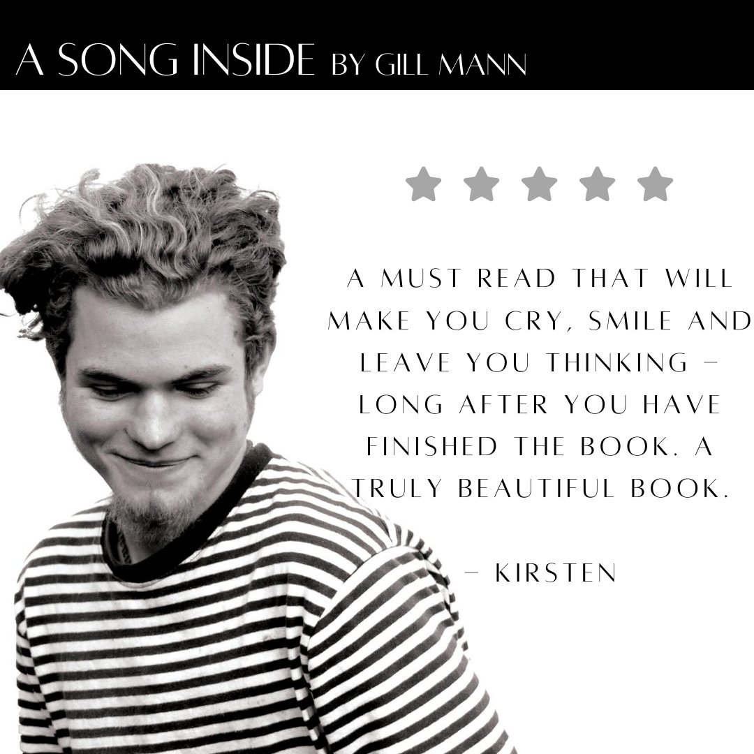 gillmannauthor's tweet photo. Thank you to Kirsten for this beautiful review of #ASongInside. All of my royalties go to mental health charities like @Rethink_ and @CharitySANE.

This is a cause very close to my heart, so thank you to every one who has bought a copy or left a review.🌿

https://t.co/qchcApDtd0 https://t.co/KHKnqBDQhM