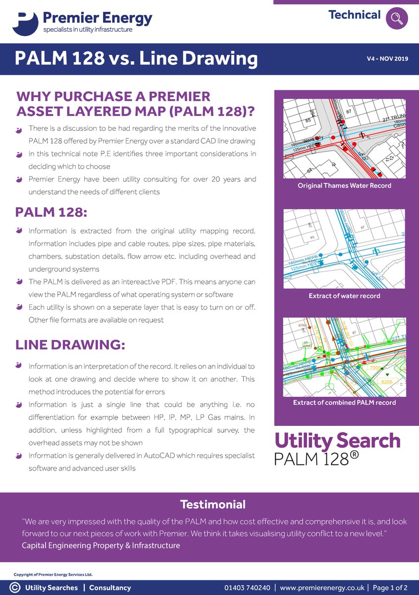 PremierEnergy_'s tweet image. Should you purchase a Premier Asset Layered Map (PALM 128), or will a Line Drawing suffice?
Take a look at our Technical Note to help you decide.
#utility #SearchFirstDigLater 
ow.ly/7z3E50yCSB6