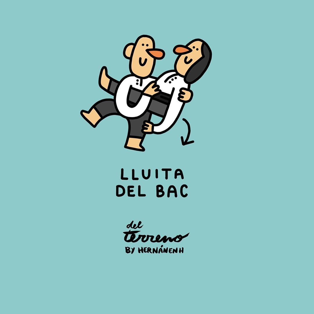 TGNcultura's tweet photo. Explica que "totes aquestes il·lustracions formen part de lo món #delterreno, un projecte que pren de partida les frases ebrenques amb los meus dibuixos, i que volen reivindicar la particularitat de la nostra llengua i la nostra cultura, sempre amb un toc d’humor". https://t.co/imx6dlO9bS