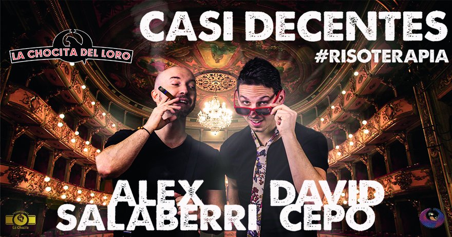 casidecentes's tweet photo. SORTEO de 2x1!!!...Amigos, este Sábado a las 19h se viene sesión de RISOTERAPIA en la @chocitadelloro GRAN VIA y estamos sorteando descuentos 2x1...Para participar haced RT y SEGUIDNOS...Veniros!! Semos guena gente! https://t.co/qaTPYaSVr9