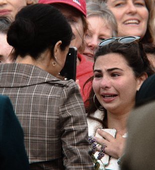 The UK: "Meghan Markle is so unpopular, the ENTIRE world HATES her and here is Britain we like our Royals CLASSY, not like that narcissistic, woke, ungrateful, yank Meghan"The world: