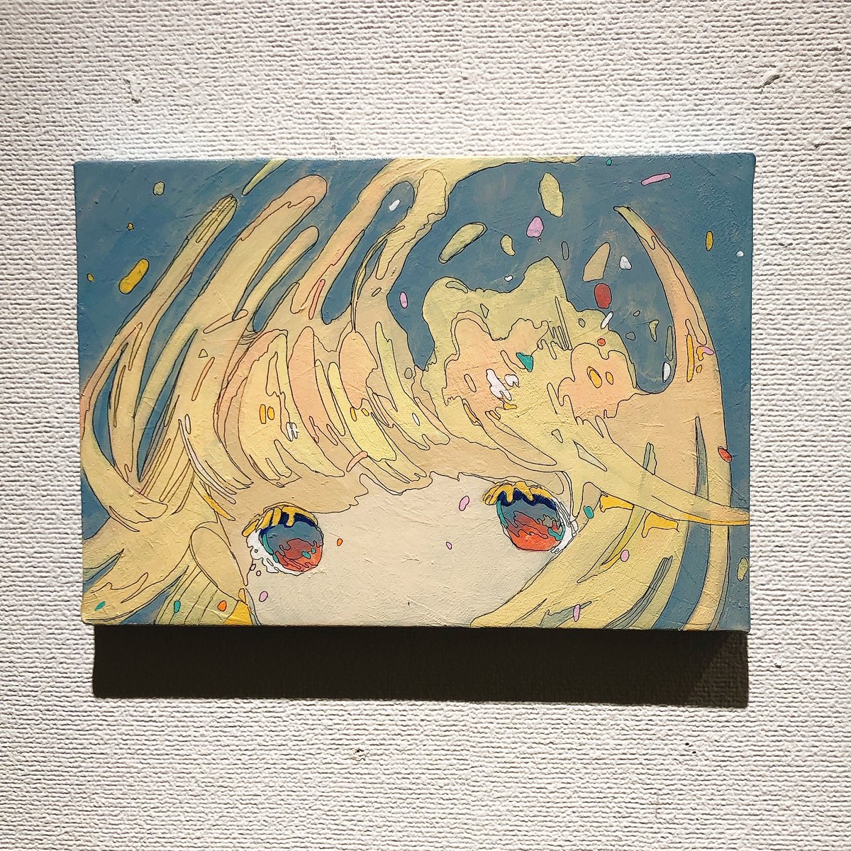 Gyoshi Illusionのイラスト描いて頂いたさめほしさんも参加してる展示会行ってきた 細かい部分までかわいすぎた ほころびとざんぞう