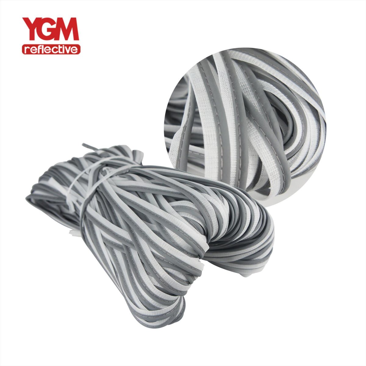 ReflectiveYgm's tweet photo. Reflective Piping  is high visibility  in the dark and it has many sizesIt's widely used for sewing on clothing,shoes,bags,garment etcReflectivity of reflective fabric up to more than 400 cd/lx·m²,meeting the requirements of major international standards like ENISO 20471. https://t.co/j37QvPskBc