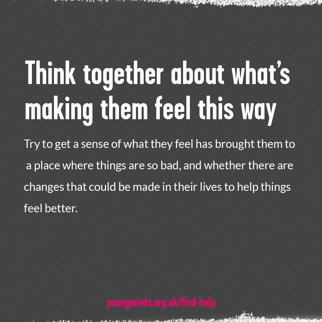 YoungMindsUK's tweet photo. Our advice on how to talk to your child about suicidal feelings. #WorldSuicidePreventionDay https://t.co/0ByiNvjCia