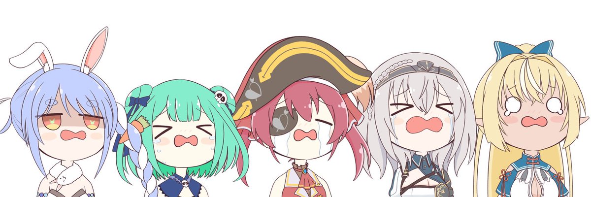 宝鐘マリン ,宝鐘マリン(通常) ,不知火フレア ,白銀ノエル ,白銀ノエル(通常) ,潤羽るしあ ,兎田ぺこら ,兎田ぺこら(通常) 「最近描いてるデフォルメイラストの原点を再掲
#ぺこらーと #絵クロマンサー #マ」|アキレスのイラスト