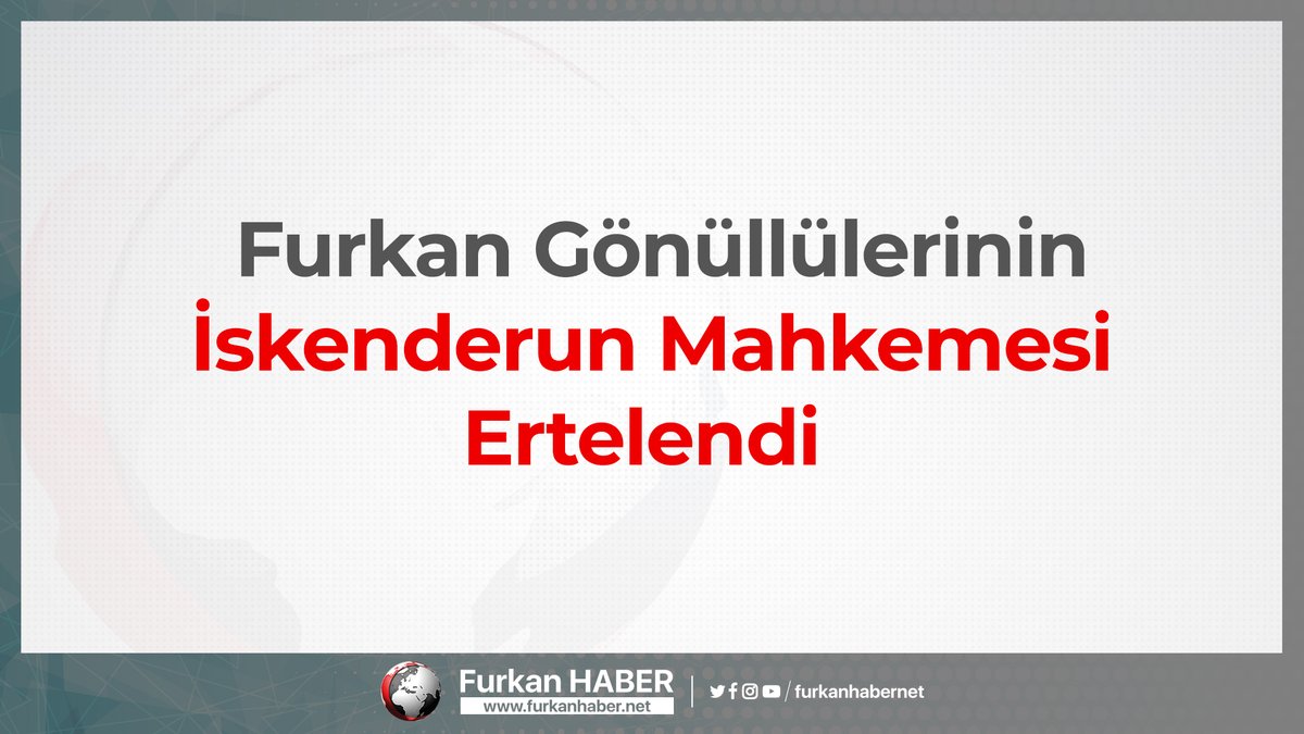 furkanhabernet's tweet photo. Furkan Gönüllülerinin İskenderun Mahkemesi Ertelendi!
https://t.co/Z2YpOuvLfq https://t.co/7X5Ay7Elgd