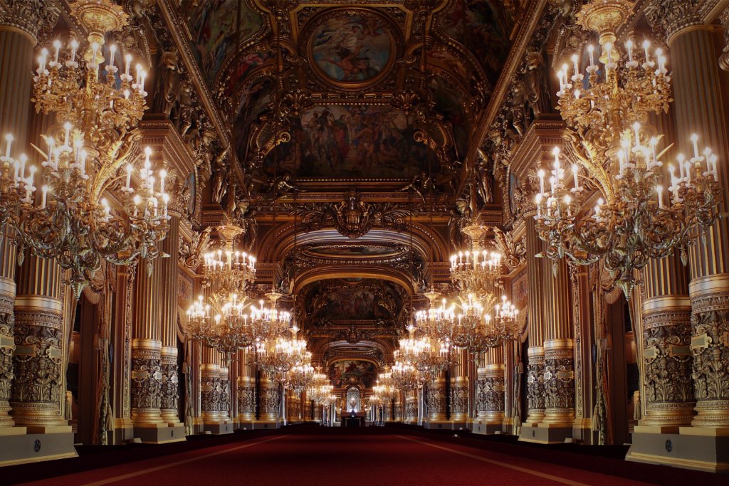 Anastasia combina a la perfección elementos del teatro tradicional con la tecnología más avanzada. Esta proyección que nos transporta a la ópera de París, es un bien ejemplo. #impactante #maravillasdelteatro #osechamosdemenos #teatroseguro