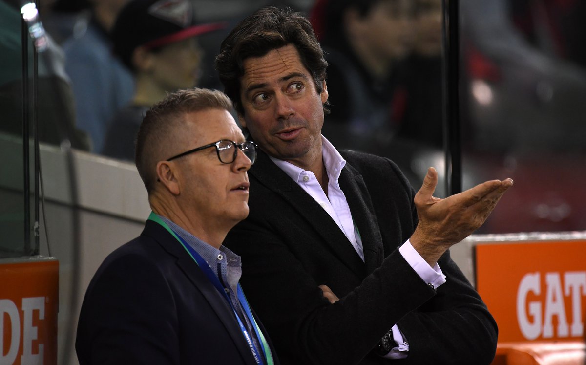7AFL's tweet photo. High-level AFL talks are underway to shorten quarters and extend next year's season to 28 rounds, per @TomBrowne7 https://t.co/laxGKef4kp