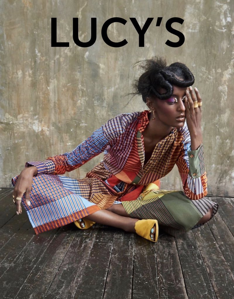 HausGh's tweet photo. Thanks for featuring GHHAUS on @LUCYSMagazine  Model wearing Twine Theory silk dress and Riviera maxi shirt dress.  #GHhaus #magazines #dresses #artist https://t.co/vbGtAo2cME