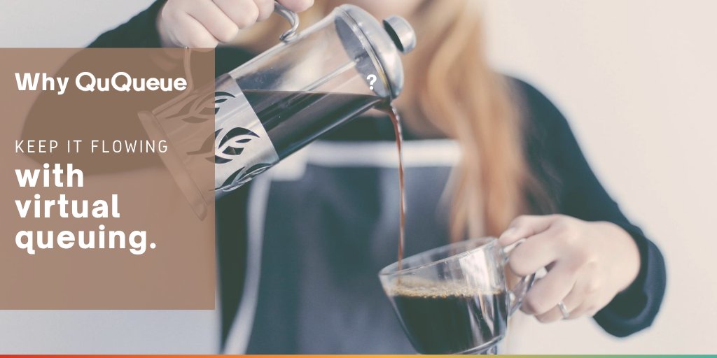 qu_queue's tweet image. The app that helps you keep your customers safe, happy and caffeinated.
☕️
Keep your place running as smoothly as it ever has been with virtual queuing.

#virtualapp #localcoffeeshop #cafenero #costacoffee #pretamanger #coffeeshop #brickwoodcafe #shopsmallbusiness #londonlife