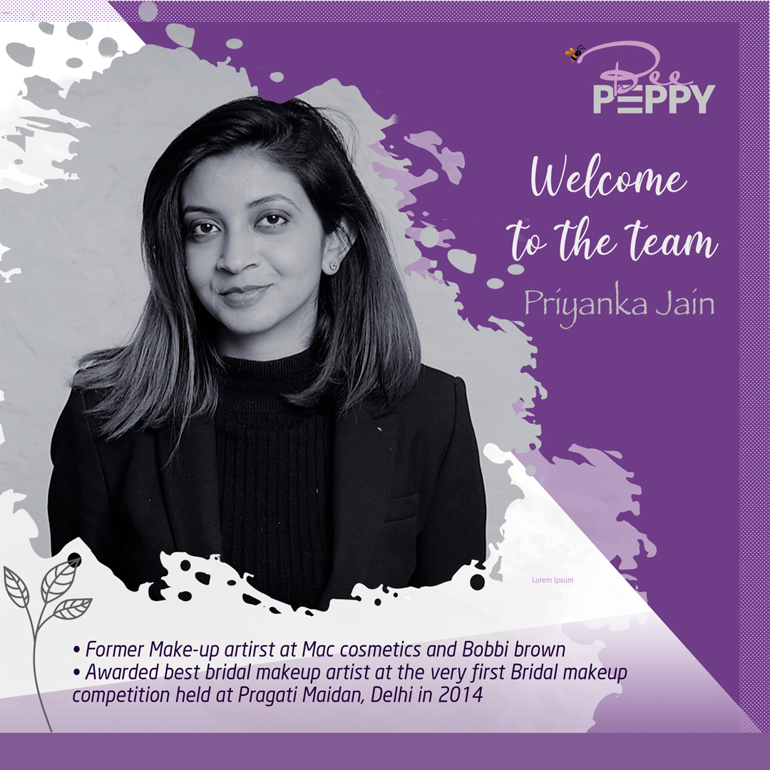 BeePeppy's tweet photo. #WelcomeToOurTeam
Ms. Priyanka Jain, a former make-up artist at Mac cosmetics and Bobbi Brown, we are happy to have you on-board with us.
Alway #BeePeppy and stay sassy.
#Fashion #fashionindustry #makeupartist #makeup #personalitytransformation https://t.co/ol5wlN2sxE