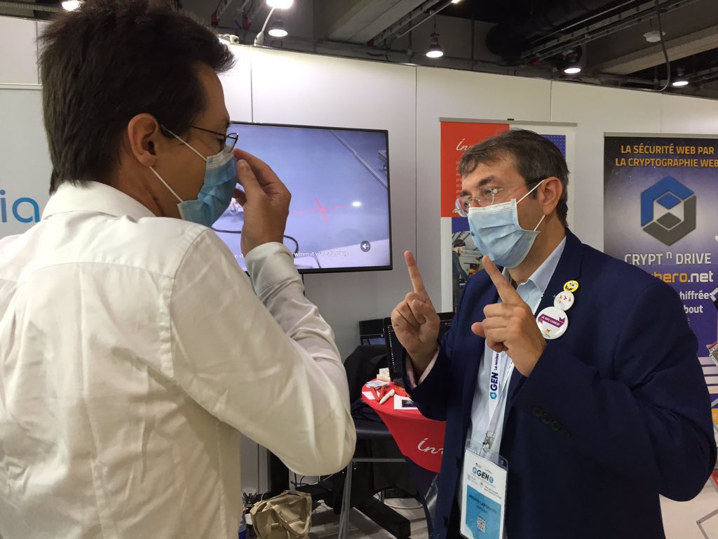 La startup <a href="/Lybero_net/">Lybero</a> issue d’<a href="/Inria_Nancy/">Centre Inria de l'Université de Lorraine</a> utilise les dernières #Innovations en #crypto pour garantir la #cybersecurite des entreprises.Arnaud Laprévote <a href="/laparn/">Laprévote Arnaud</a>  vous attend au stand d’<a href="/Inria_Nancy/">Centre Inria de l'Université de Lorraine</a> et <a href="/labo_Loria/">Loria</a>  #GEN2020 Venez le rencontrer !