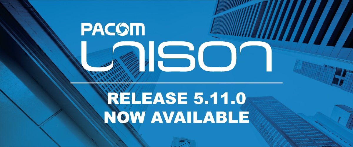 Pacom_Systems's tweet photo. We are pleased to announce the 5.11.0 release of PACOM Unison which is an innovative and flexible software solution. 

For more information on Unison: https://t.co/CXLFy4D0NT

#securitymanagement #software https://t.co/K0dtBvhLjr