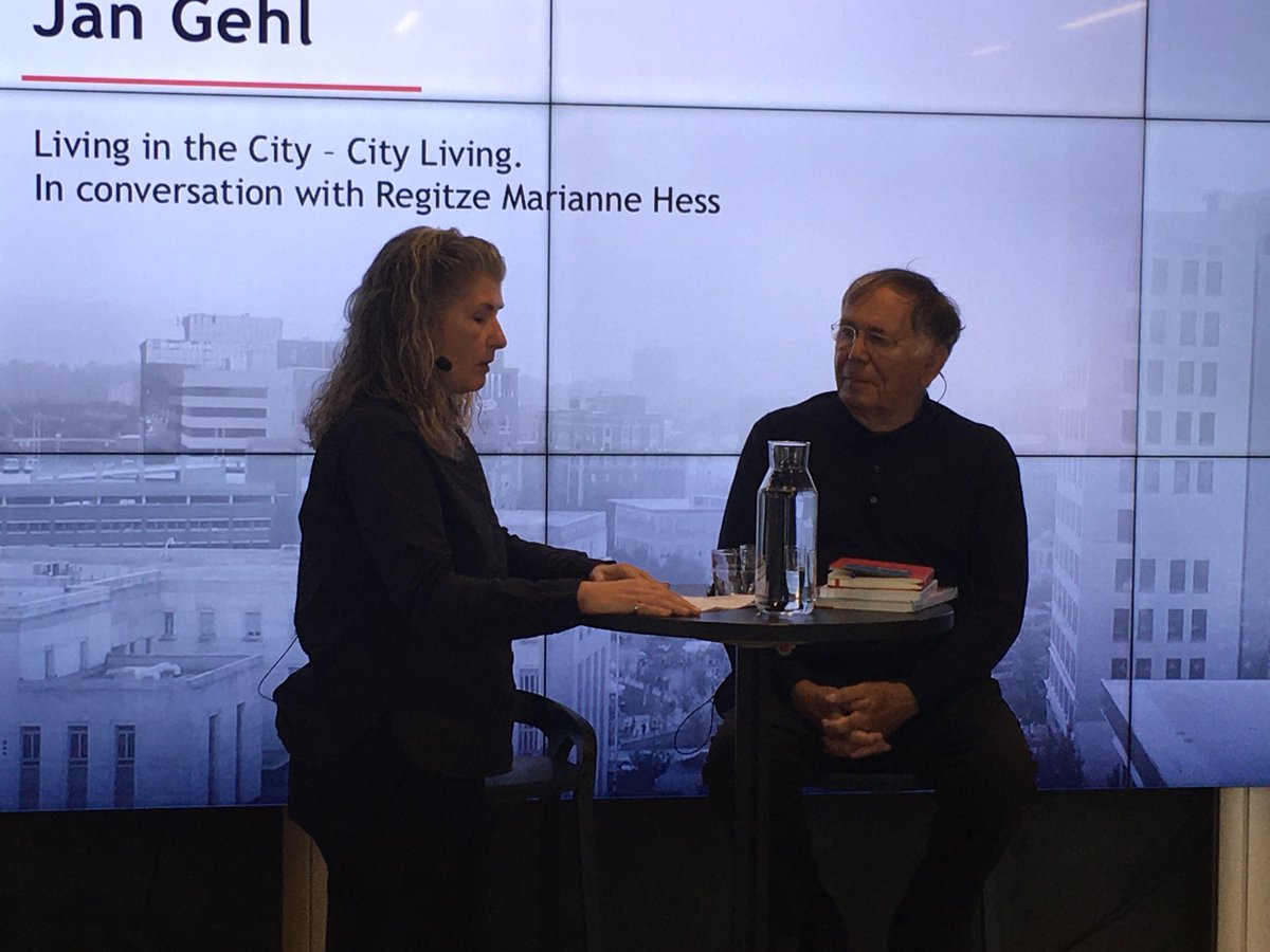 Jan Gehl, IFHP special advisor, in conversation with IFHP resource Regitze Hess. ⭐️ At ⁦<a href="/BLOXHUBdk/">BLOXHUB</a>⁩  right now. #urbanthinkers