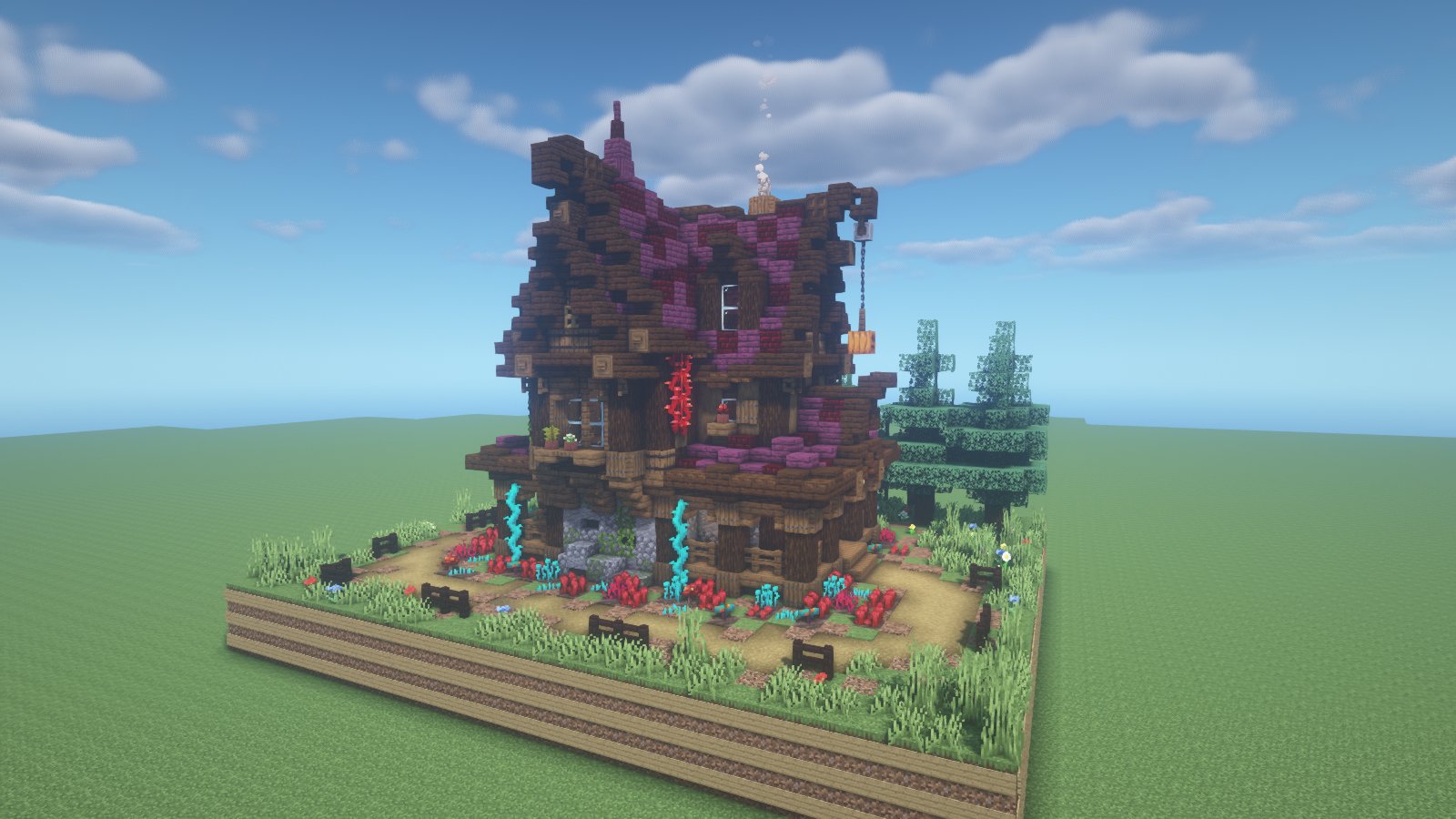 Twitter 上的 うめたん Minecraft ファンタジーな家その２ Minecraft Minecraft建築コミュ バニラ建築学部 T Co 0kctfgyxev Twitter