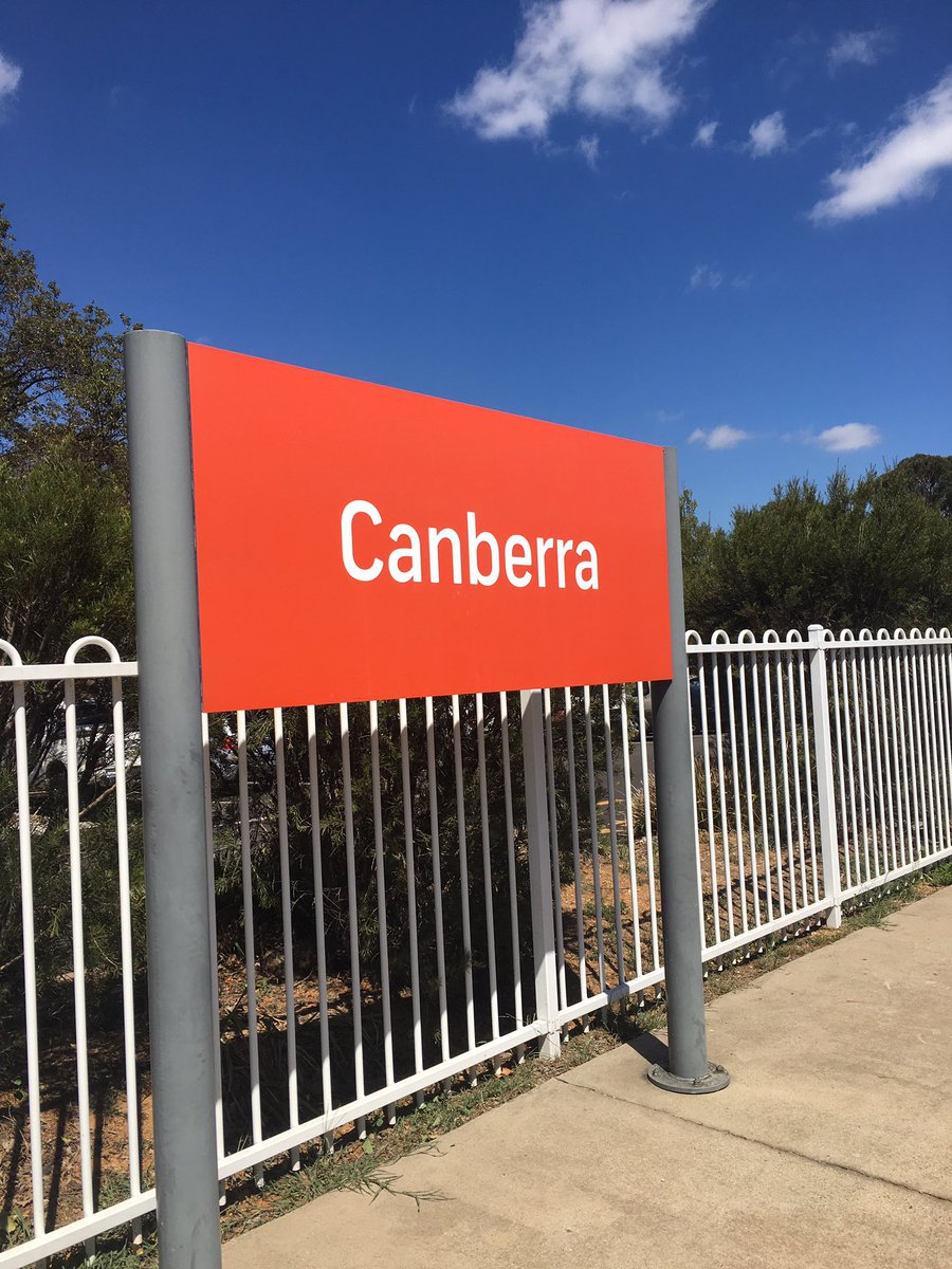 Yes, it’s a 3-car DMU, like a 158 with an Intercity 70 internal layout sedately cruising down windy lines between places. Due to my schedule & poor quality infra it’s the only time I’ve been able to take a train between Melbourne, Canberra or Sydney & this was my 2nd visit to 