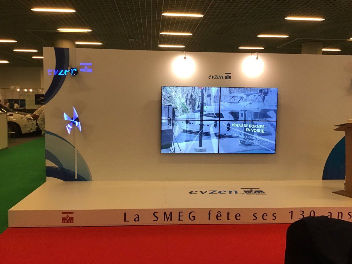 SMEGmonaco's tweet photo. La SMEG est présente au salon EVER MONACO 2020 du 10 au 12 septembre. Venez découvrir notre offre Evzen, la recharge des véhicules électriques clé en main @evermonaco @grimaldiforum #smegmonaco #evzen #transitionenergetique #bornederecharge https://t.co/cd8SwjevlO