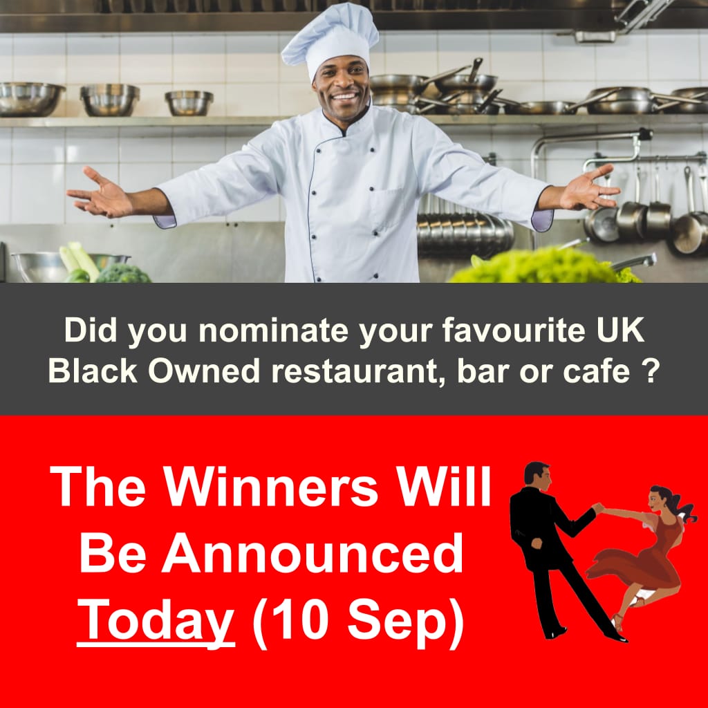 UkBobe's tweet photo. And the winner for our favourite UK Black Owned Restaurant, Bar or Cafe is...we'll announce later today!

Stay tuned😉😊
#BlackBusiness #BlackPoundDay #BlackBusiness #blackbusinessowner https://t.co/UfogfXcuGg