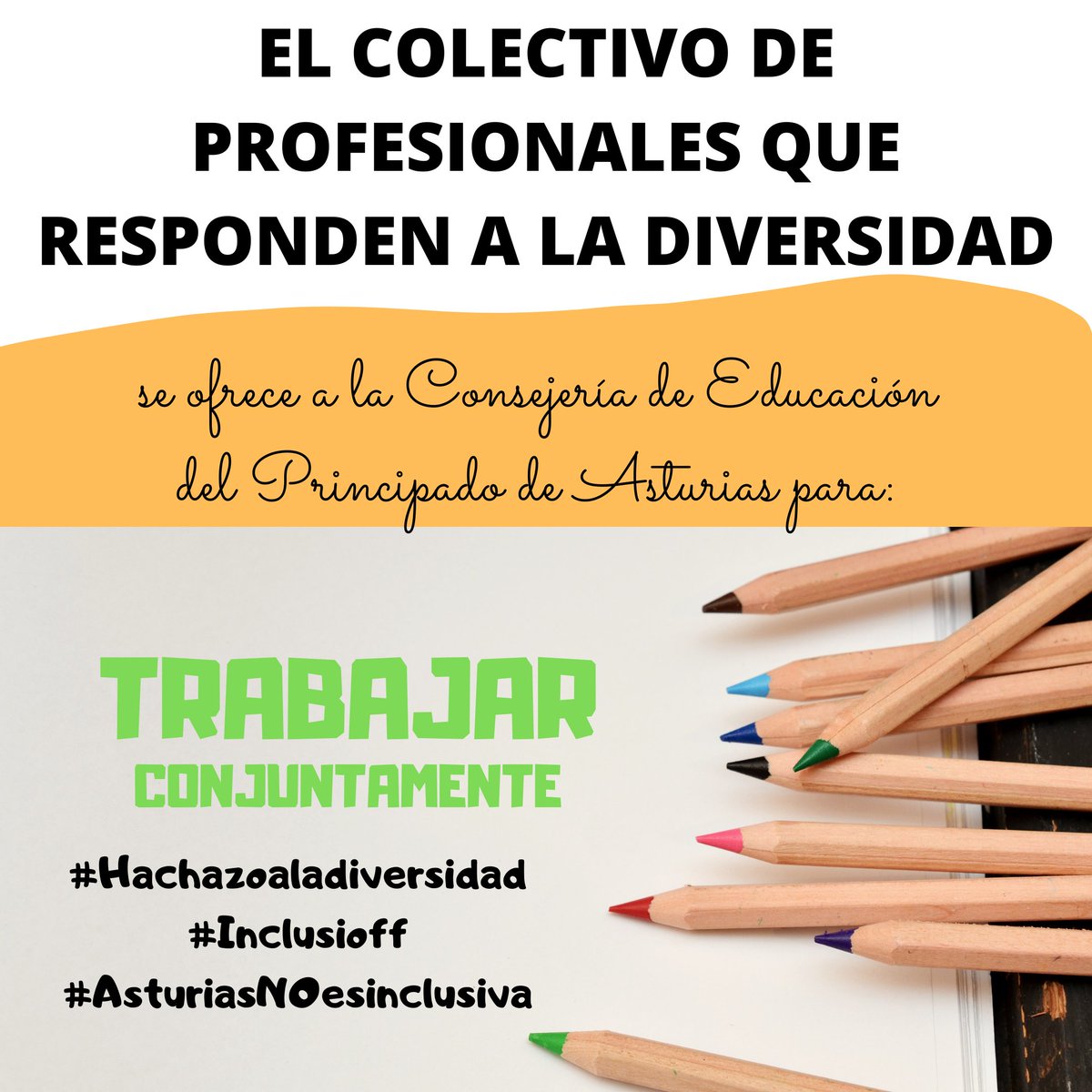 Rous60449722's tweet photo. #HachazoALaDiversidad 
#inclusioff
#asturiasnoesinclusiva 
@AdrianBarbon 
@Educastur 
@CelaaIsabel https://t.co/fTU8rOjf33
