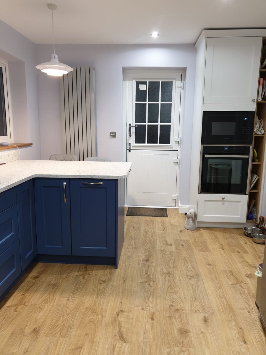 Cpsadam1Connect's tweet photo. @Masterclasskitc  Beautiful Ashbourne Windsor Blue and White. Designed and Supplied by @Cpsadam1Connect. Worktops supplied and fitted by @morrisgranite. https://t.co/xHiKqQPtti