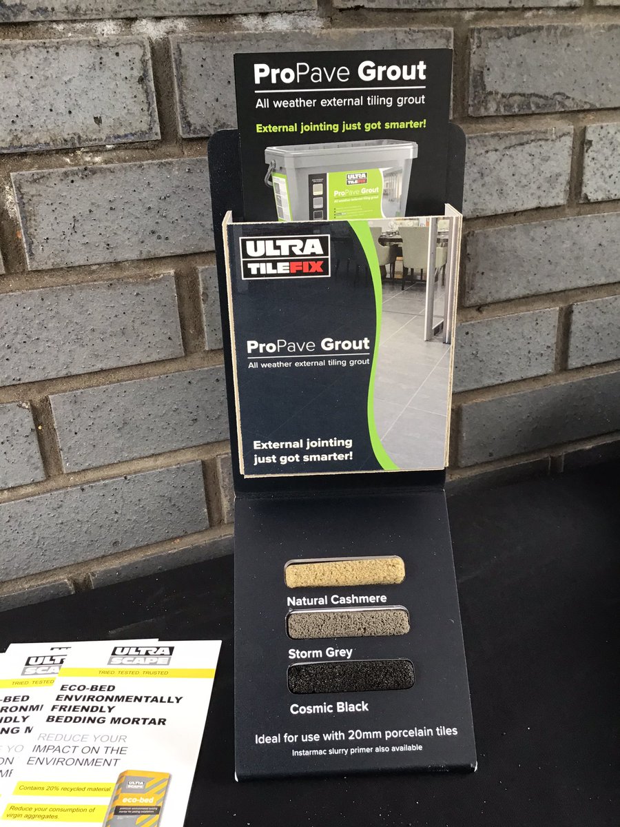 emctiles's tweet photo. Who’s coming along to our #Derby branch today?🙋🏼 Come have a chat with @UltraTileFix about new external #tiling installation range with demos & #freebies! They’ll be here until 12.30 today, with the special offer of buy 3 units of #ProPave Grout, get 1 bag off slurry primer #free https://t.co/61wCgchHti