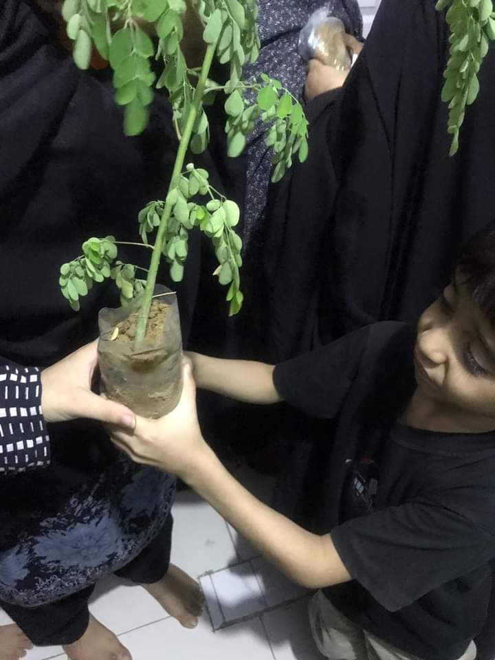 TeamHopePK's tweet photo. This muharram, campaign is such a great success. #Plant4ImamHussain.
Teams in Karachi are distributing shade tree saplings as a 'tabaruk' among those, who participate in muharram related gatherings.
#GreenSquad #ideas9 #TeamHopePK https://t.co/iy7eL8pKIq