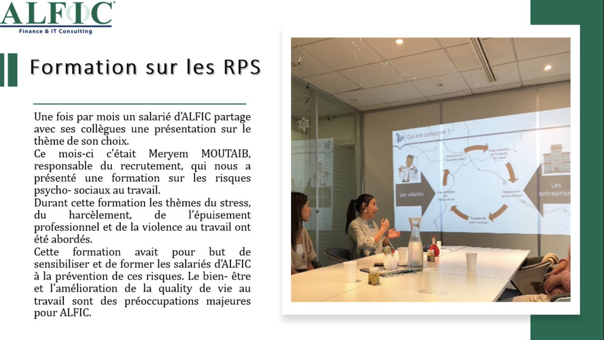 ALFIC13's tweet photo. Bonjour à tous et à toutes,
En novembre 2019 les salariés d'AFLIC avaient participer à une formation sur les risques psycho-sociaux au travail.
Au vu de la situation actuelle nous souhaitions vous partager ce moment afin que vous aussi vous vous sensibilisez sur ces sujets. https://t.co/uEm77QFf23