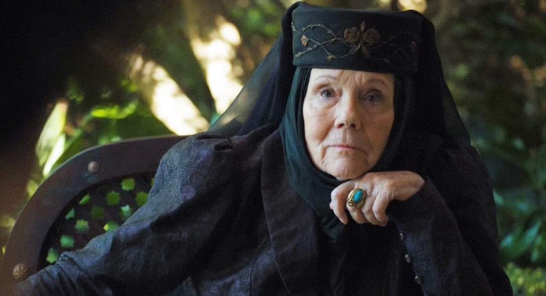 nuncatanmalo's tweet photo. A sus 82 años, acaba de fallecer Diana Rigg. La actriz que dio vida a Olenna Tyrell en GoT.
#YourWatchIsOver https://t.co/5ojE7gqOmw