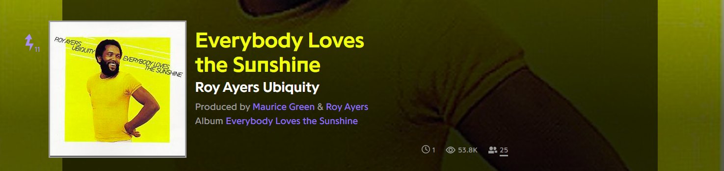 \"Roy Ayers Ubiquity Everybody Loves the Sunshine\" | Happy Birthday Mr. Ayers  