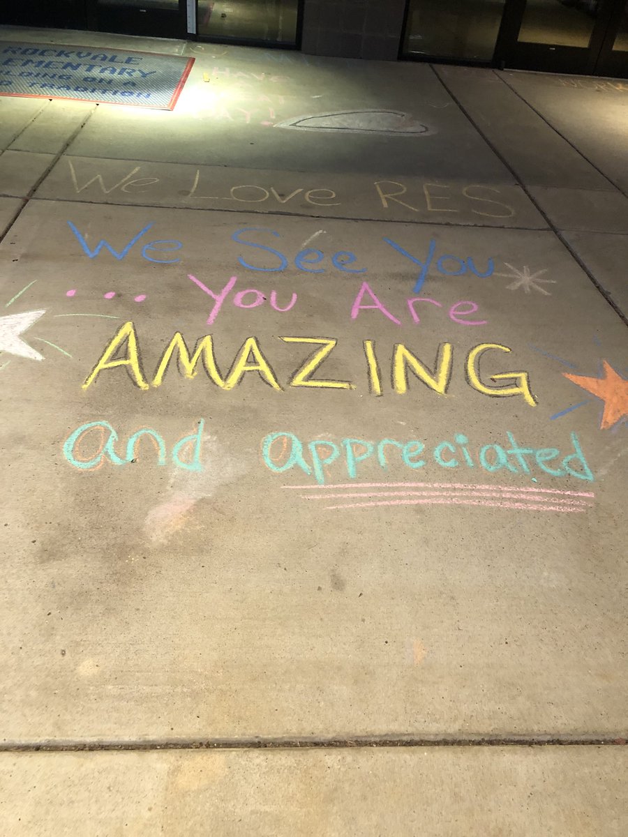 Walking into school today and our parents have let us know again their appreciation. We ❤️ our parents. Thank you for your support ⁦<a href="/rockvalerockets/">Rockvale Elementary</a>⁩