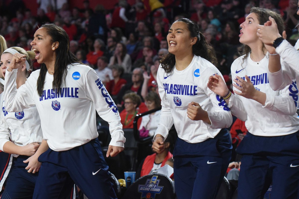 BelmontWBB's tweet photo. Throwback to the best #BenchMob in the country! Hype happens here! 🐻🏀 https://t.co/emu2iPJL1n