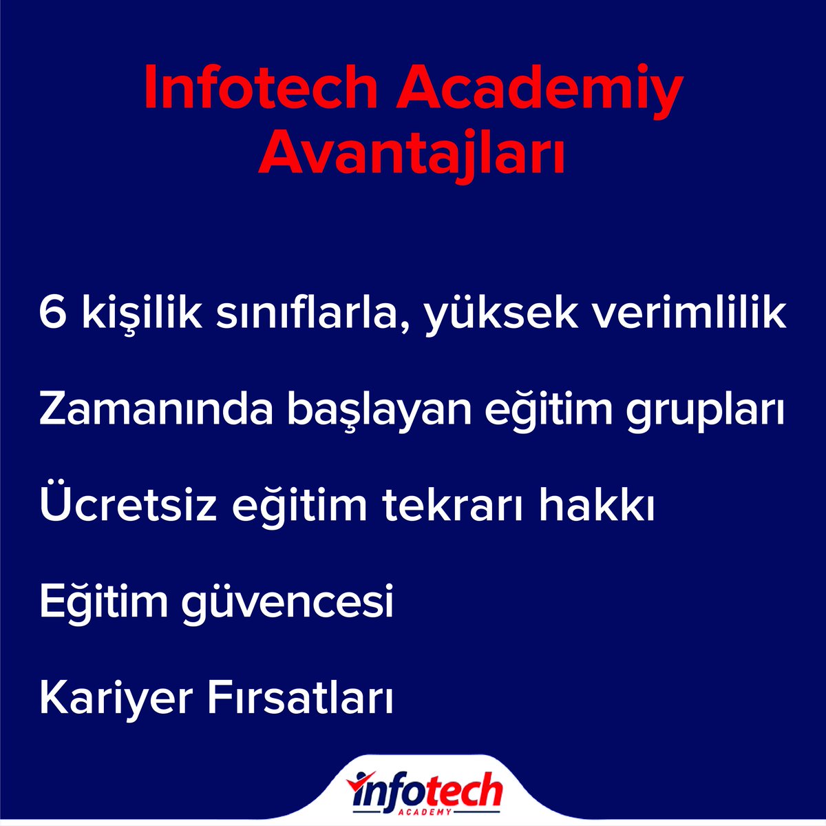 infotechakademi's tweet photo. #yazılım #yazılımuzmanlığı #yazılımdünyası #yazılımeğitimi #yazılımcıolmakistiyorum #sıfırdanyazılımöğrenme #eniyiyazılımkursu #infotechacademy https://t.co/npj8HytsqU