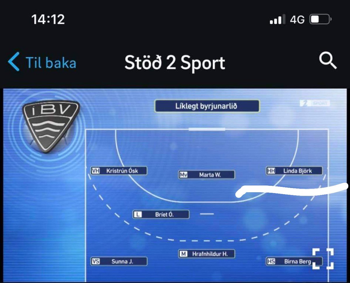 Flott framtak”breytum leiknum” og flottur þáttur í gær en staðreyndirnar verða að vera á hreinu, byrjunarlið IBV, hægra horn,,,, leikm hætti fyrir einu og hálfu ári🤣 <a href="/Seinnibylgjan/">Seinni bylgjan</a> <a href="/SvavaGretars/">Svava Gretarsdóttir</a>