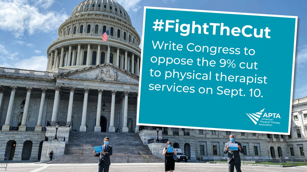 APTA_official's tweet photo. Did you take action to help #FightTheCut? 

Now, encourage your colleagues, peers, patients, friends, and family to do the same! https://t.co/9lnuW0ZeYK #PTAdvocacy https://t.co/nPXjrw002c