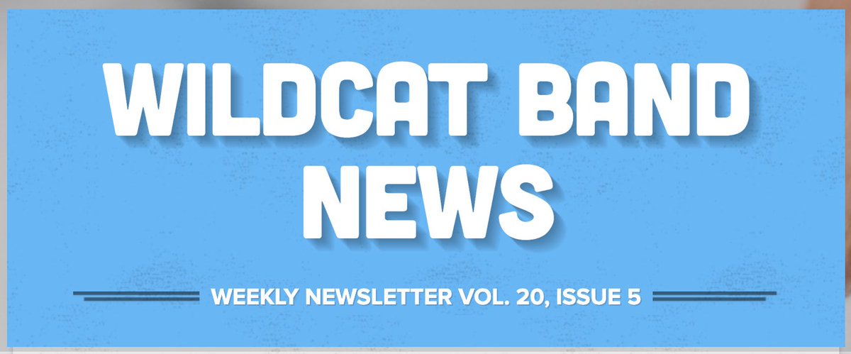 This week's newsletter has been sent out! If you didn't receive it, visit smore.com/exjgv to view it. Have a great week, Wildcats! 😊 

#westviewmsband 
<a href="/Westview_MS/">Westview MS</a> 
<a href="/PfISDfinearts/">PfISD Fine Arts</a> 
<a href="/pfisd/">Pflugerville ISD</a>