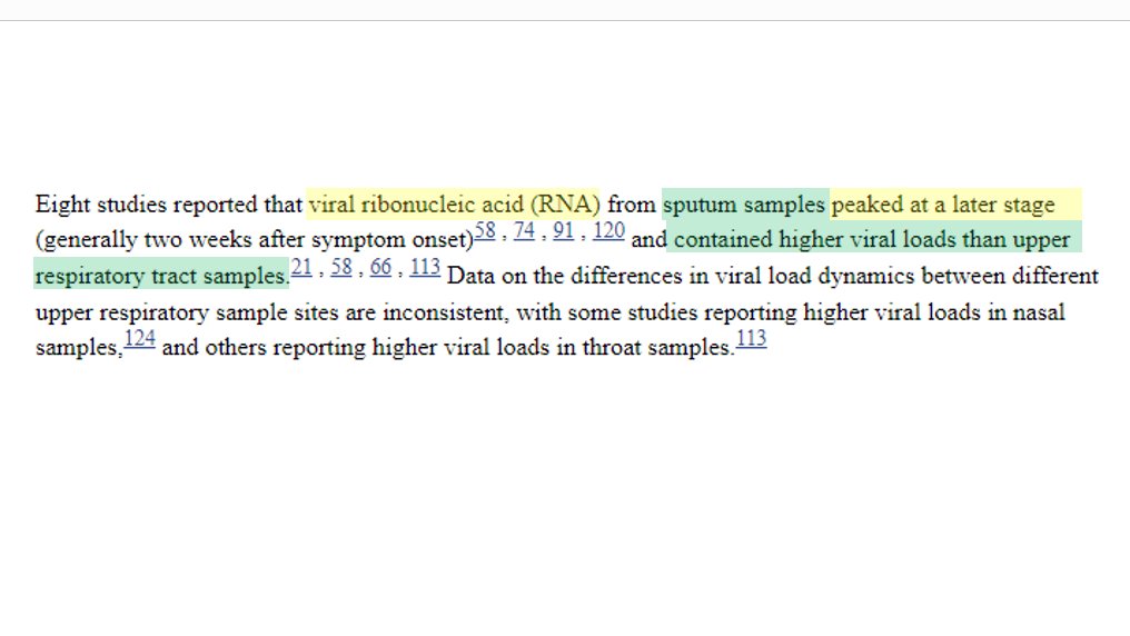  #AVCTImportant to note viral loads peaking later was observed in ViralRNA where as Avacta's test is Viral Antigen Also, stating higher viral loads was more commonly found in Saliva than in the Nasal Passage