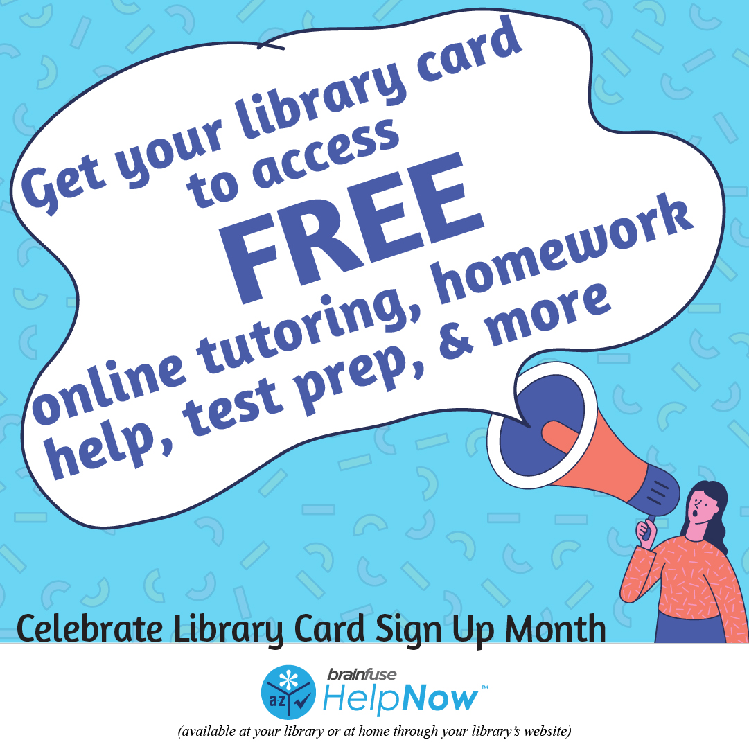 ncvlibrary's tweet photo. BACK-TO-SCHOOL with your library card: Read lessons. Watch videos. Take tests. Know more.  Connect with an online tutor and access the HelpNow! Learning Library from home.  Go to https://t.co/9bVrb09zCv and start learning.  #OkaloosaLibraries https://t.co/kn2HUymy7v