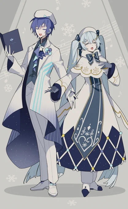 #初音ミク #KAITO
聖歌隊!? 