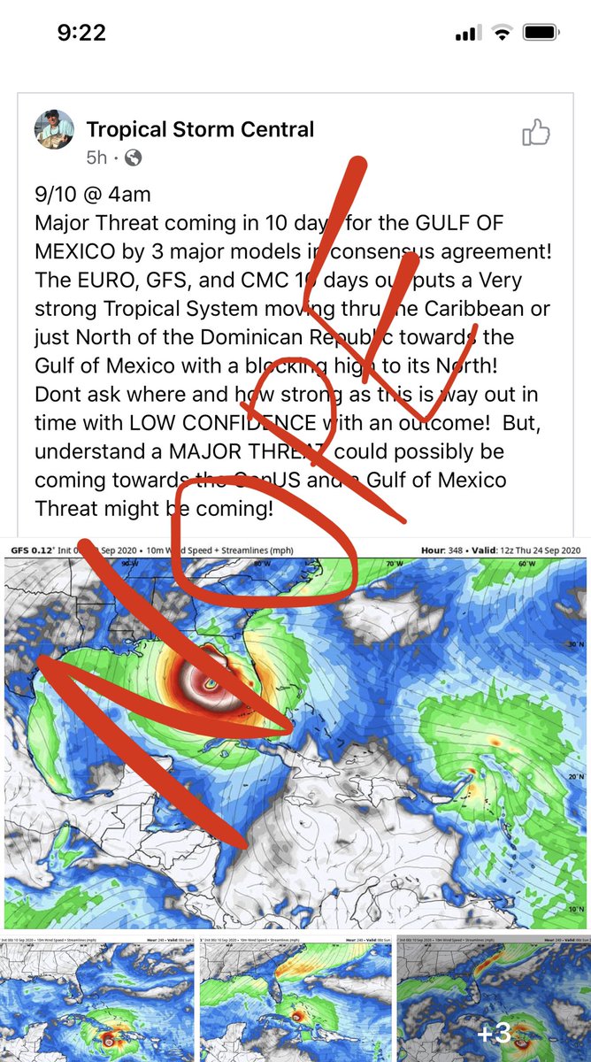 rzweather's tweet photo. The fear monger pages on Facebook continue to “do their thing” and post absolute garbage posts designed for clicks and attention. Please don’t share these trash posts. Way too much fear, way too little context.

This one in particular has been particularly egregious this year. https://t.co/1JP9tTHSjA