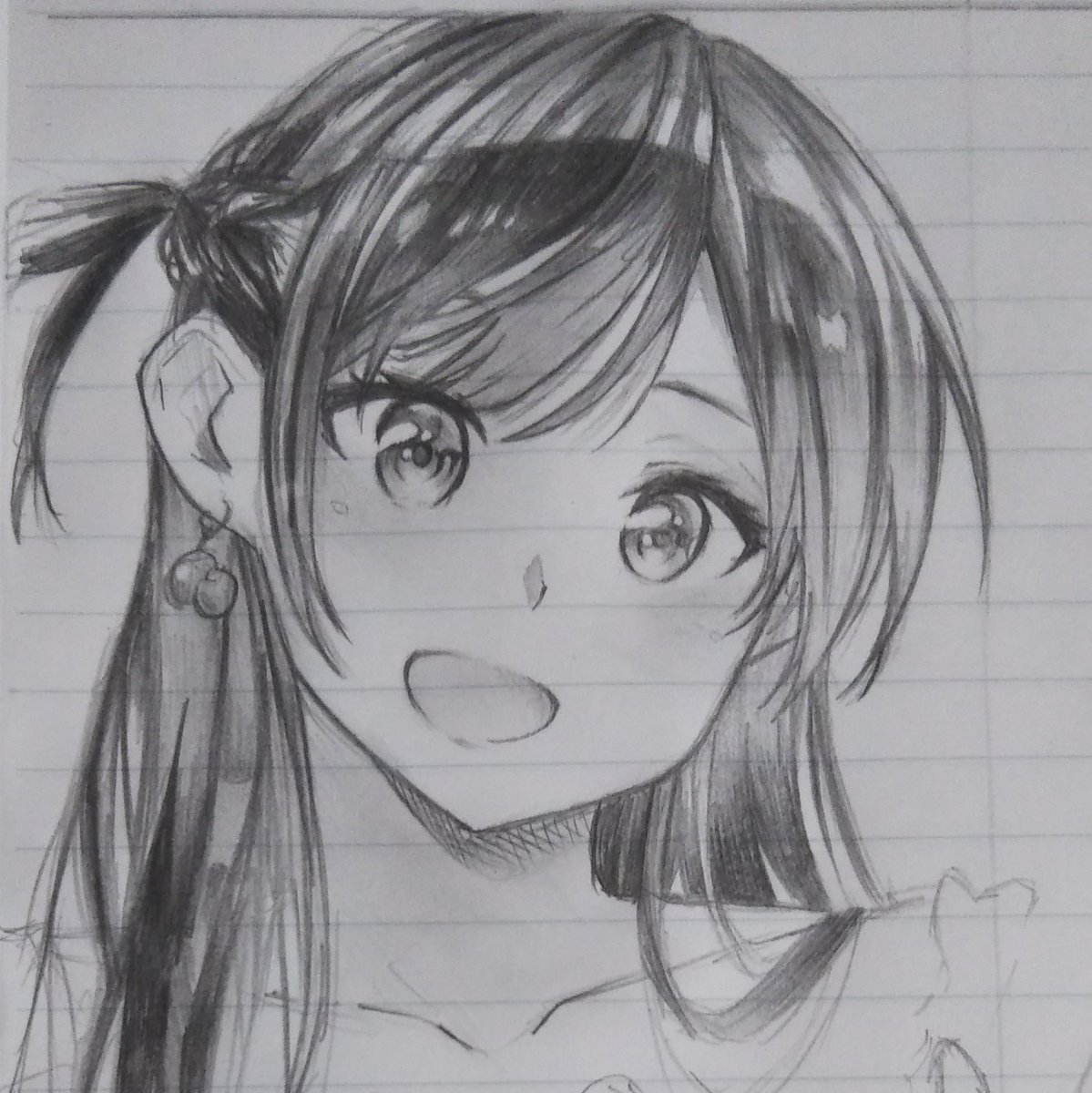 フォローお願いします あと 14人かぁ 心優しい人お願いします 絵を描く 姫妃のイラスト