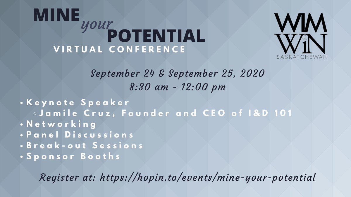 WIMWiNSK's tweet photo. Only TWO WEEKS until #MYP2020! Join us VIRTUALLY on September 24 and 25th from 8:30 until 12:00 noon. Visit https://t.co/cu6AAmPHAF for direct access to purchase tickets, or visit our website  https://t.co/LOHSSgGtDa more information about #MYP2020! https://t.co/Ex6eUMhps0