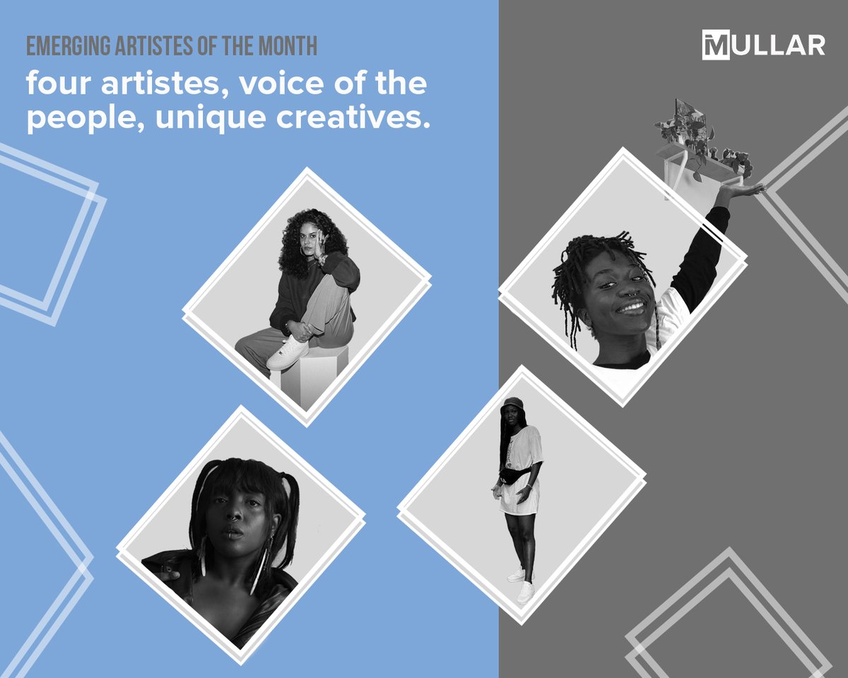 TheiMullar's tweet photo. #RATED ⬆️(EAW)
New, Creative &amp; Unique.

Here's the third edition of our weekly series #EAW showcasing exceptional best new artistes we're excited about right now.

August's pick; @isselroubi, @maya_amolo, @_Le_Ru &amp; @official_ginius 

🔗https://t.co/yKcFG5yi4U https://t.co/LnP5b0vrJA