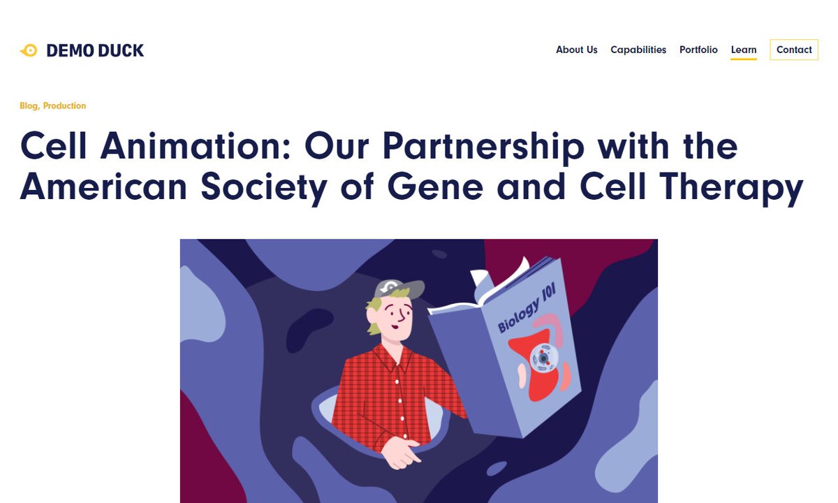 videocide's tweet image. Cell Animation: Our Partnership with the American Society of Gene and Cell Therapy
#infographics #webarticles #team #celltherapy #demoduck #videomarketing
via demoduck.com
☛ amp.gs/XUNu