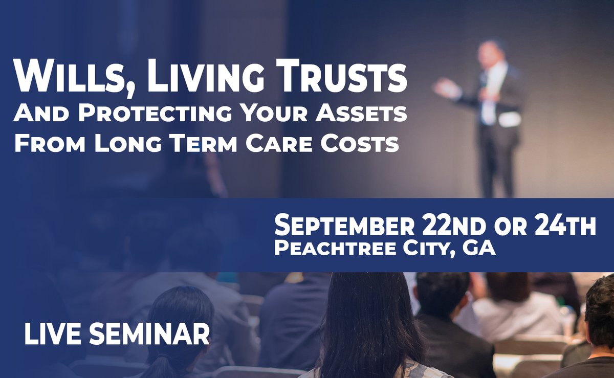 PykeLawGA's tweet photo. JOIN US for a LIVE Seminar in Peachtree City! Learn about creating a holistic plan for you and your family! - Click to Learn More @  https://t.co/HmAqbbW3jc https://t.co/cyN2bWlKUz