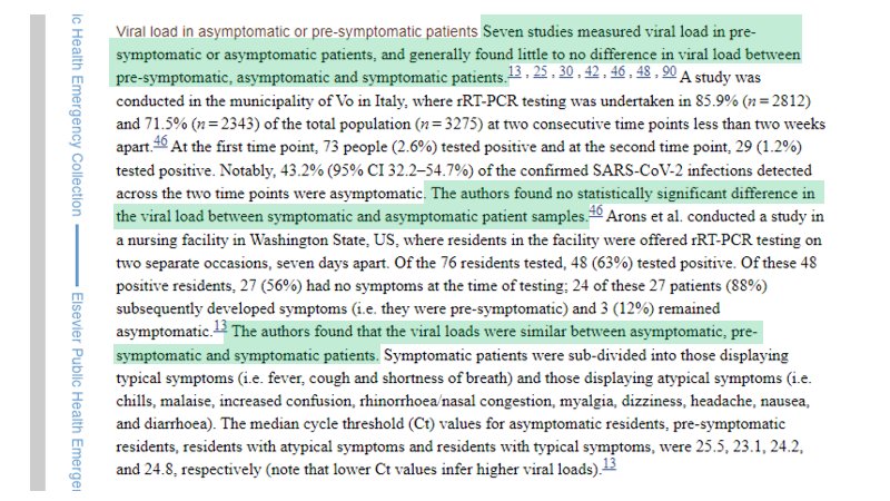  #AVCTStudies highlighted found little to no difference between viral loads across pre-symptomatic asymptomatic  symptomatic  @BigBiteNow